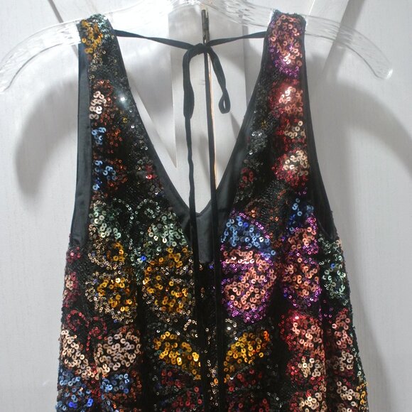 Free People Fly Me Away Sequin Mini Dress - Picture 9 of 10